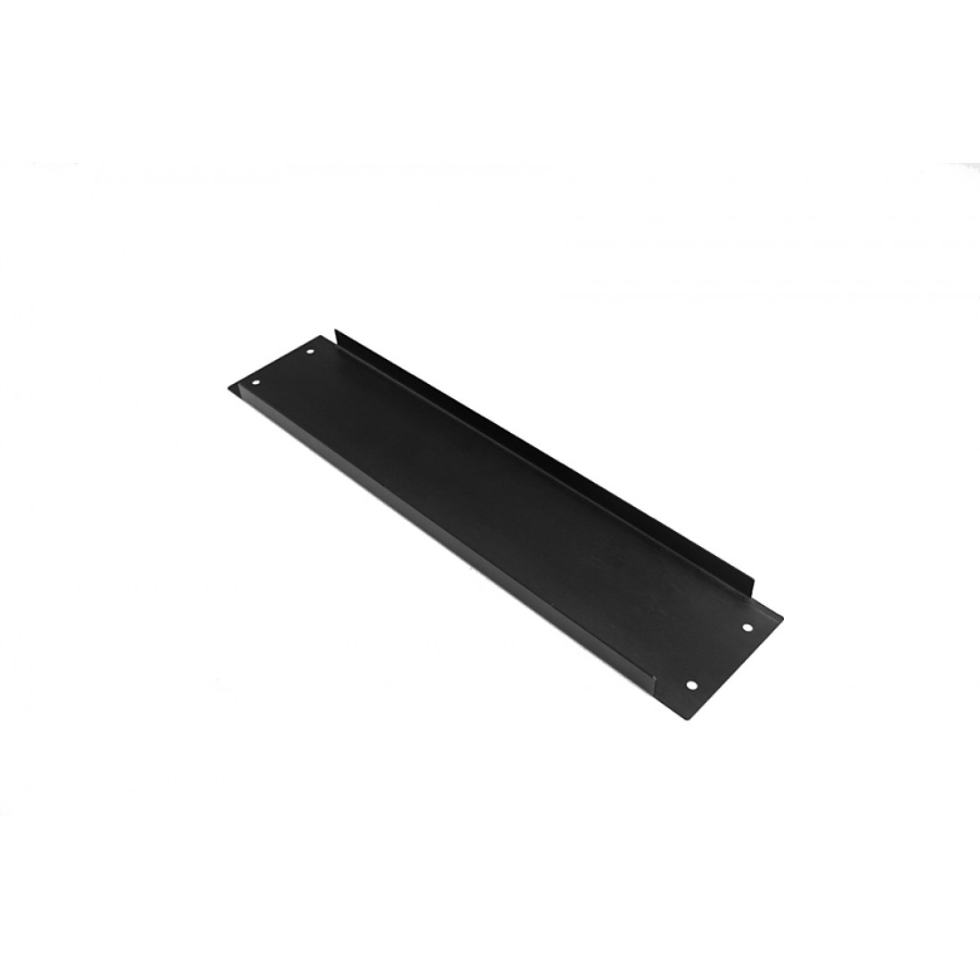1NPD02400N - 2U Krabice s chladičem, 400mm, 10mm-panel černý