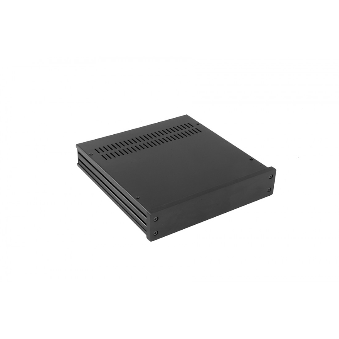 1NGX243N - 1U Galaxy krabice, 230 x 230 x 40mm, 10mm panel černý, Fe víka