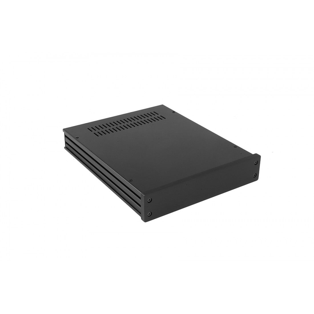 1NGX248N - 1U Galaxy krabice, 230 x 280 x 40mm, 10mm panel černý, Fe víka