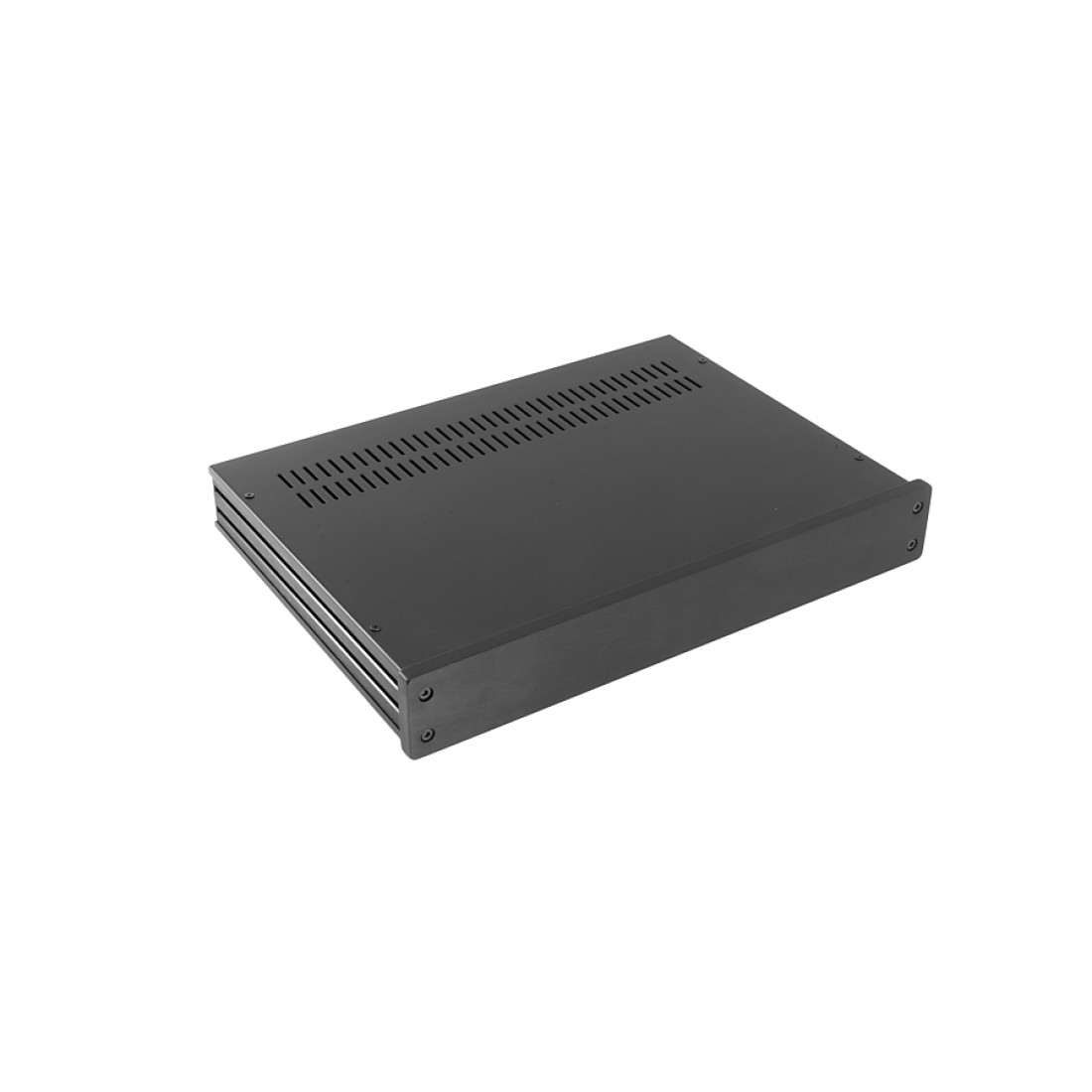 1NGX343N - 1U Galaxy krabice, 330 x 230 x 40mm, 10mm panel černý, Fe víka