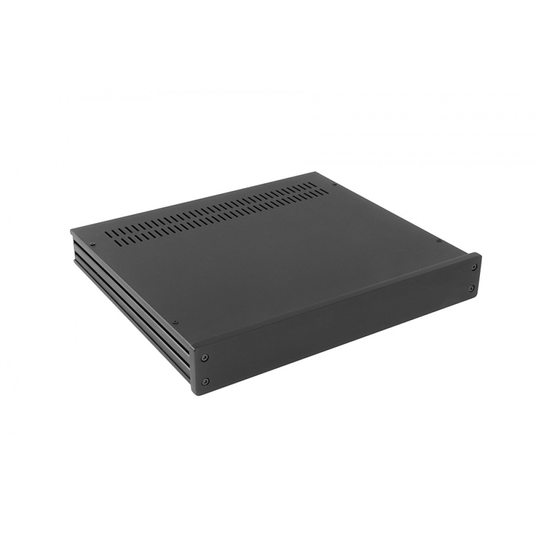 1NGX348N - 1U Galaxy krabice, 330 x 280 x 40mm, 10mm panel černý, Fe víka